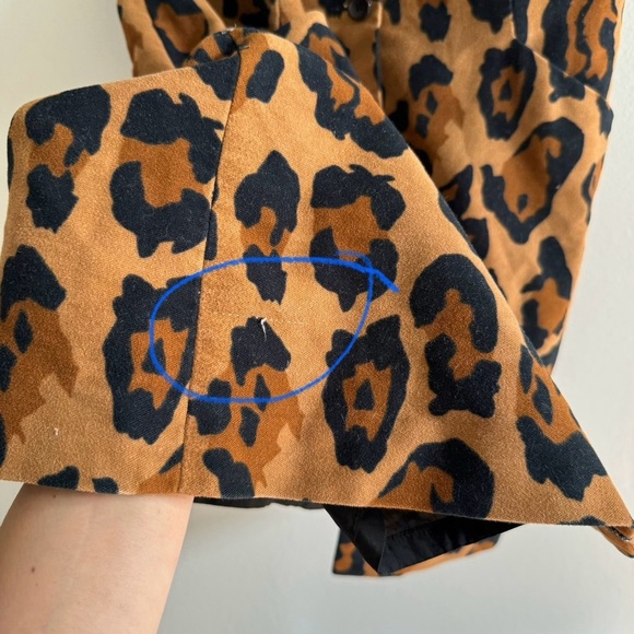 Jungle Kenzo Vintage Leopard Button Up Dress Size XS Made in France - Picture 7 of 11
